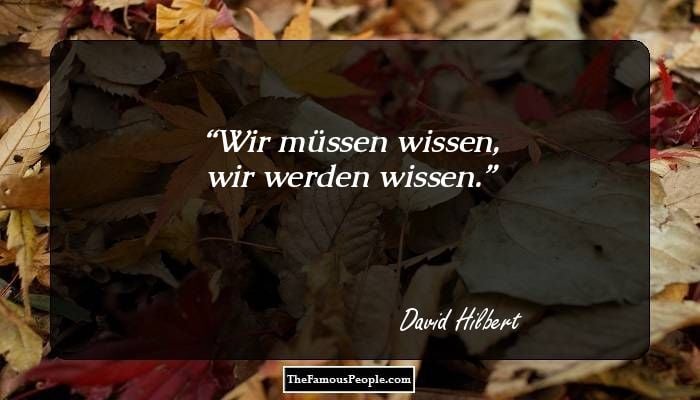 David Hilbert Biography - Childhood, Life Achievements 